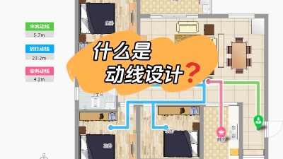 今日裝修知識(shí)分享：什么是動(dòng)線(xiàn)設(shè)計(jì)？