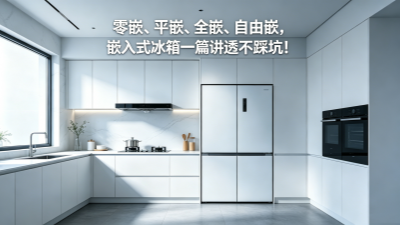 嵌入式冰箱怎么選？零嵌、平嵌、全嵌、自由嵌，一篇講透不踩坑
