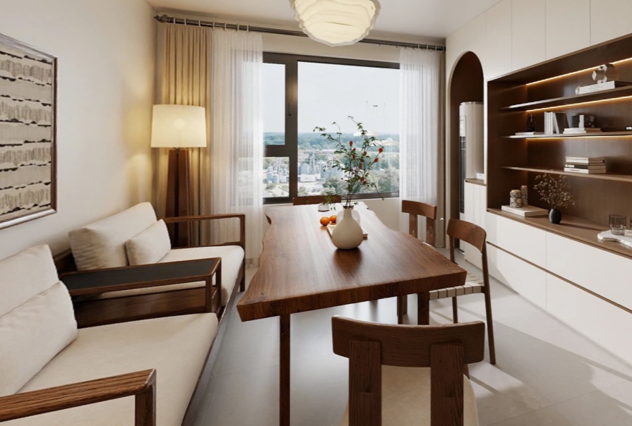 戀日風(fēng)景100㎡中古風(fēng)格兩居室原創(chuàng)案例