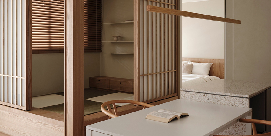 中車·中環(huán)學(xué)府87㎡原木風(fēng)格三居室裝修案例